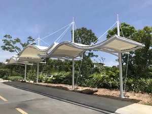 Treksterkte Membraan Landschap Luifel Outdoor Gebruik Patio Membraan Structuren Tent Onderdak Auto Parkeerplaats Luifel Tent