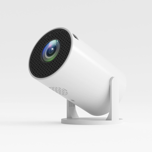 4K Mini Projector Smart Android 11 Beam Home Theater 3D Ready Rechargeable Manual Lens LED Lamp Outdoor Mobile Phone Built-in