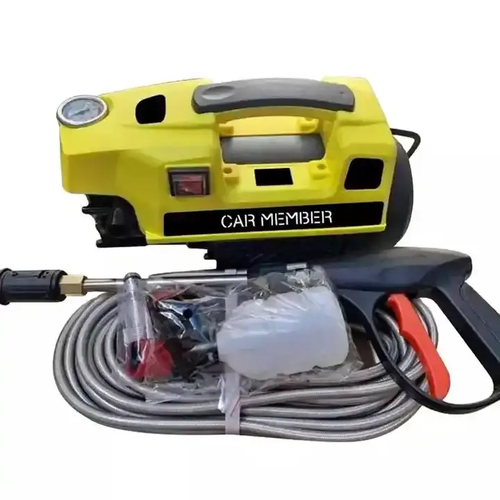 Koperen Motor 150-250Bar Multifunctionele Elektrische Drukreiniger Kleine Carwash-Apparatuur Draagbare Hogedruk Jetwasher