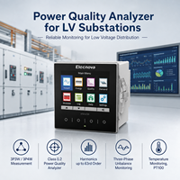 Compteur de qualité de distribution d'énergie LV, harmoniques, déséquilibre, Modbus TCP, TFT, Sfere720