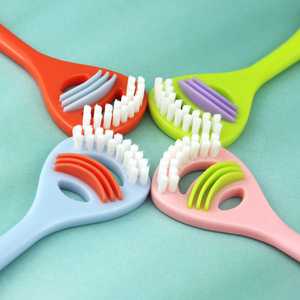 Massage Brush <strong>Tongue</strong> <strong>Cleaner</strong> Hygienic <strong>Rubber</strong> Plaque Remover - Product Image 5