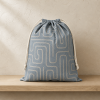 Pochette de voyage écologique en toile imprimée motif dessin animé pour femme, avec cordon de serrage, organiseur réutilisable pour bagues, broches et épingles à cheveux