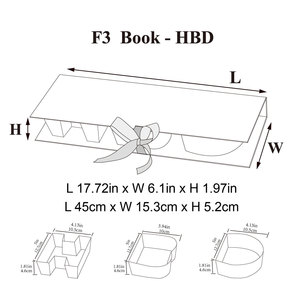 Caja de papel de regalo de flores de <span class=keywords><strong>feliz</strong></span> cumpleaños para embalaje de rosas - Product Image 6