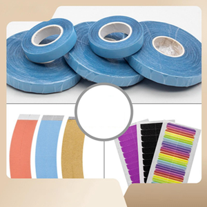 Rollo de Cinta Adhesiva de Poliéster Azul de 3-36 Yardas para Pelucas de Encaje Frontal y Extensiones de Cabello Humano - Product Image 4