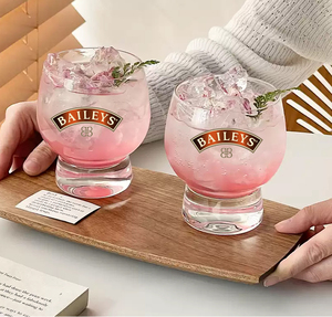 380ml Cadeau promotionnel Milieu du siècle Ballon à tige claire Cordial Apéritif <span class=keywords><strong>Cognac</strong></span> Verres Champagne Dessert Coupe Verres - Product Image 2