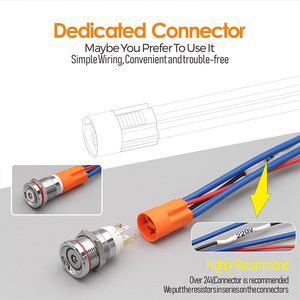 LANBOO 12E 12mm 7A Druckknopf schalter für industrielle Steuerung, elektronische Instrumente und Kleingeräte Schaltung steuerung - Product Image 4