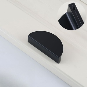 Children Bedroom Furniture Cabinet Handle Aluminum Half Moon Cabinet Drawer Handle Pull - Product Image 4