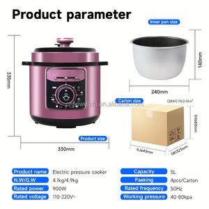 Autocuiseur Électrique Multifonctionnel OEM 5L Violet de Haute Qualité, Antiadhésif, pour Usage Domestique - Product Image 6