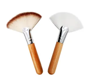 Hot Sale Gesichts bürsten Puder Foundation Pinsel Make-up Werkzeug Gesicht Make-up Fan Pinsel