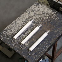 Électrode d'allumage universelle isolante résistante aux hautes températures émaillée 95% Alumine Céramique Allumeur Aiguille d'allumage de combustion