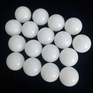 Sfere in Plastica di Alta Qualità 25.4mm 38.1mm 40mm 44.45mm 50mm Sfere in Nylon Bianco Solido per Scivoli - Product Image 4