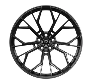 21Inch Monoblock 1 Stuk Gesmede Velgen Voor Mercedes Benz Glc Coupe Amg 63S Satijn Zwarte Autowielen