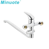 Articles sanitaires muraux contemporains en laiton mitigeur thermostatique dosé mitigeur de salle de bain baignoire douche mitigeur en laiton