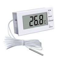 Oven High-temperature Resistant Thermometer with Probe Temperature -50~300℃ Embedded Electronic Digital Display Thermometer