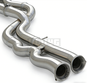 Tube d'échappement intermédiaire pour <span class=keywords><strong>BMW</strong></span> <span class=keywords><strong>M3</strong></span> M4 F80 F82 F83 S55 3.0T 2015-2019 – Tube central haute performance pour tuning automobile - Product Image 6