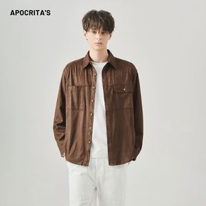 Camisa Casual de Manga Larga para Hombre, Corte Holgado y Relajado, Resistente a las Arrugas, Fácil de Cuidar, para Uso Diario y de Negocios - Product Image 1