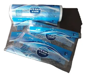 Rol Film Plastik untuk Sachet Air 500Ml/LDPE Gulungan Pembungkus Plastik Air Mineral/Tas Minuman Cair/Sachet Air Minum