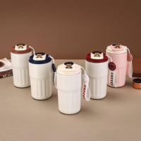 Mug intelligent à café personnalisé avec logo, 450 ml, affichage de la température, couvercle, portable, thèmes d'entreprise, anime/romance/rétro, promotionnel