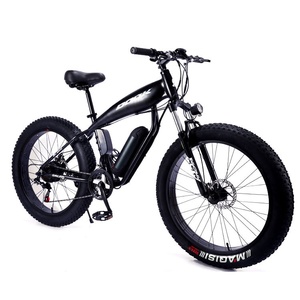 Bicicleta de Nieve Eléctrica <span class=keywords><strong>DOOK</strong></span> de 26 Pulgadas con Motor en la Rueda Trasera, Freno de Disco, Batería de Litio, Cuadro de Aleación de Aluminio y Neumáticos Anchos Shark - Product Image 5