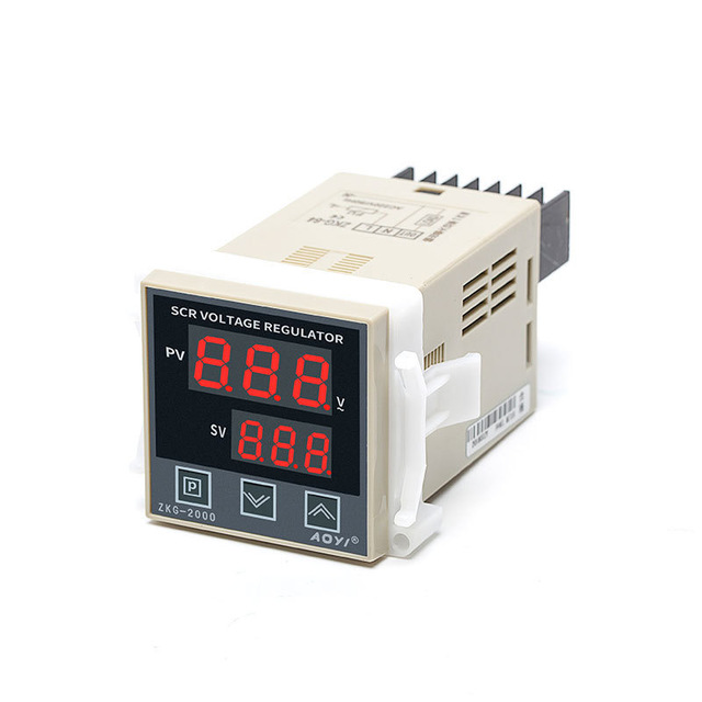 AOYI 220VA SCR Voltage Regulator ZKG-62 63 64 New AC Voltage Regulator 48*48mm