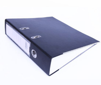 Carpeta de Oficina de Gran Capacidad, Color 7.5, Ancho Trasero, Formato A4, Carpeta de Trabajo Rápida, Carpeta de Almacenamiento de Archivos, Carpeta de Hojas Sueltas