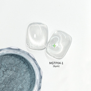 Polvo magnético transparente para uñas, pigmento de ojo de gato transparente sin sombra, de grado cosmético, para esmalte de Gel - Product Image 5