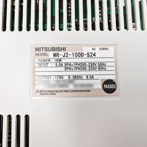 Unidad de Accionamiento Servo Mitsubishi MR-J2-100D-S24, Pieza de Repuesto para Automatización de Motor AC - Product Image 2