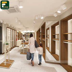 Étagère de présentation pour boutique de vêtements, armoire à vêtements, panneau mural, comptoir de caisse, miroir de boutique, unité d'éclairage - Product Image 5