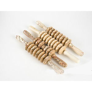 Proveedor de fábrica, productos de masajeador de bambú natural, herramientas de masaje de terapia de madera, rodillos de masaje de herramientas de madera - Product Image 6
