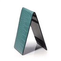 Porte-carte de score de golf personnalisé et couverture de livre de yardage, cuir PU de qualité supérieure multicolore, peau de crocodile, portable, imperméable, durable