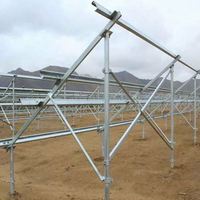 Supports de fixation pour profilés en acier au carbone Al6005 T5 et acier inoxydable, technologie avancée, réglables pour panneaux photovoltaïques