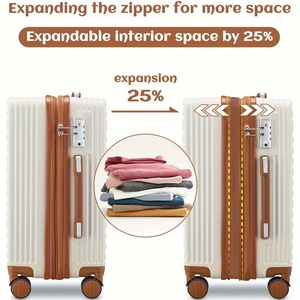 JINYI Ensemble de 3 sacs de voyage en <span class=keywords><strong>polycarbonate</strong></span> film PC Bagage de <span class=keywords><strong>cabine</strong></span> personnalisé avec serrure TSA et <span class=keywords><strong>valise</strong></span> à roulettes - Product Image 3