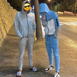 Venta caliente Hombres Chándales En blanco Logotipo personalizado Invierno Zip up Sudadera Diseñador de moda Ropa deportiva Ropa - Product Image 4