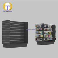 Comptoir de présentation de détail robuste et réglable Hong Tai avec éclairage LED, dimensions personnalisées pour les magasins de détail (vente en gros)