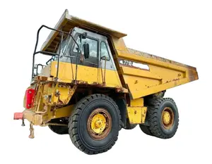 Gebruikte 771d Steengroeve Vrachtwagen Originele Usa 30 Ton Laadmachines Dump Truck Te Koop