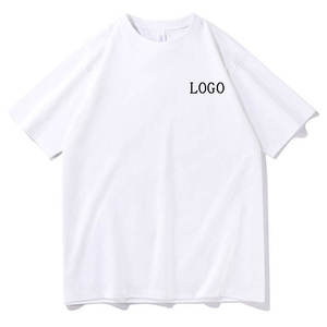 เสื้อยืดผู้ชายผ้าฝ้ายเรียบ แขนสั้น คอกลม ทรงปกติ สีพื้น ผ้าถักลำลอง ระบายอากาศได้ดี มีโลโก้ด้านหน้า - Product Image 6