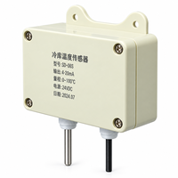 Kühlraum-Temperatursensor 4-20mA Transmitter SD CBS Edelstahl-Sonde 24VDC für Gefrierschrank Kühlung HVAC