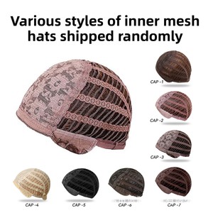 Nouvelle perruque transfrontalière de style européen et américain pour femme, couvrant entièrement la tête, avec huit franges, <span class=keywords><strong>cheveux</strong></span> longs bouclés noirs et bruns de 30 pouces, personnalisable - Product Image 4