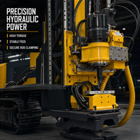 Plateforme de forage minier WD-C2000 de 2000 m avec plateforme sur chenilles entièrement hydraulique robuste pour l'exploration en milieu tropical