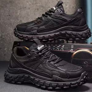 Zapatillas de running clásicas de caña alta para hombre, transpirables e impermeables, de moda para otoño-invierno, con aumento de altura, estilo Putian Torre, versátiles. - Product Image 3