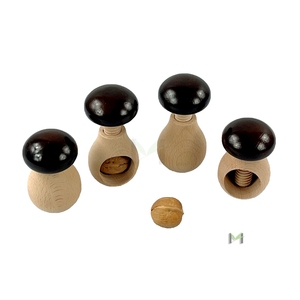 Bằng gỗ nutcracker nấm <span class=keywords><strong>Walnut</strong></span> Cracker công cụ mở, Nut bánh cho Quả Óc Chó - Product Image 6