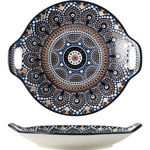 Vajilla <span class=keywords><strong>de</strong></span> porcelana con forma <span class=keywords><strong>especial</strong></span>, cuencos <span class=keywords><strong>de</strong></span> estilo bohemio, plato <span class=keywords><strong>de</strong></span> <span class=keywords><strong>cena</strong></span>, venta al por mayor - Product Image 5