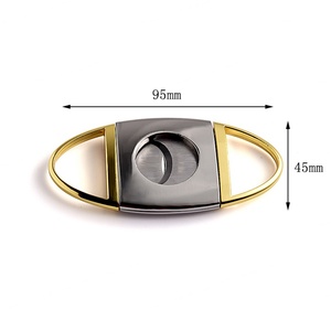 Smoking Gift Sets Accessories Stainless Steel Double Blade Cigar Accessories Cigar Knife Scissors Cutter - Product Image 4