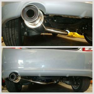 ドリフト仕様 キャットバック エキゾーストマフラー バーントチップ 11-16年式 サイオン TC キャットバック用 - Product Image 2