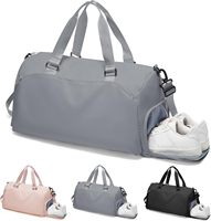 Sac de sport, sac de voyage avec compartiment à chaussures, sac de week-end pour effets personnels avec poche étanche, sac de nuit