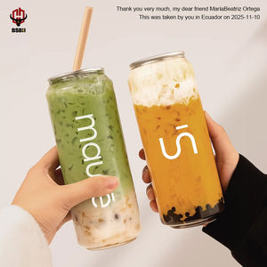 Latas Transparentes para Bebidas de Mascotas BSBH con Tapa, Latas de Plástico para Mascotas, Botellas con Logotipo Personalizado, Latas para Bebidas de Mascotas - Product Image 4