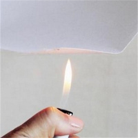 Rouleaux non tissés ignifuges de tissus non tissés de liaison chimique de polyester de tissu non tissé résistant au feu