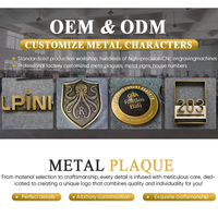 Plaque commémorative en métal gravée, conçue en usine, en laiton et en aluminium, pour les funérailles
