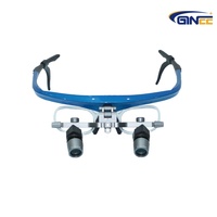 Loupes dentaires Ginee Medical en alliage léger avec lampe frontale LED rechargeable en option, loupe chirurgicale réglable PD