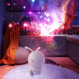 Lampe de Projection Cosmique, Cadeau pour Enfants, Projecteur Ciel Étoilé, Étoiles Lactées, Ornements Extraterrestres, Veilleuse d'Ambiance pour Chambre à Coucher - Product Image 4